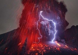orage volcanique