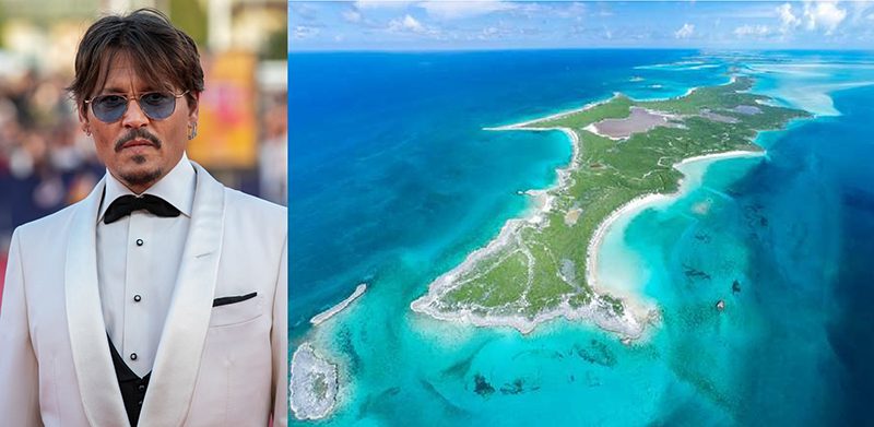 Johnny Depp And Little Hall's Pond Cay